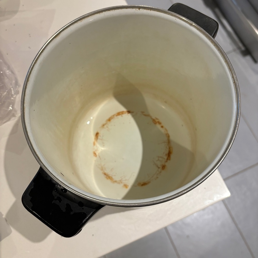 Vintage 1970s San Ignacio Kitsch enamelware stock pot - Picture 7 of 7